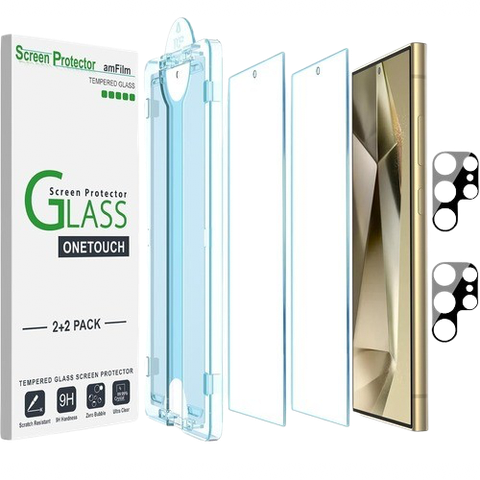 amFilm OneTouch Screen Protector for S24 Ultra