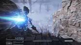 An in-game screenshot of Armored Core 6 depicting motion blur