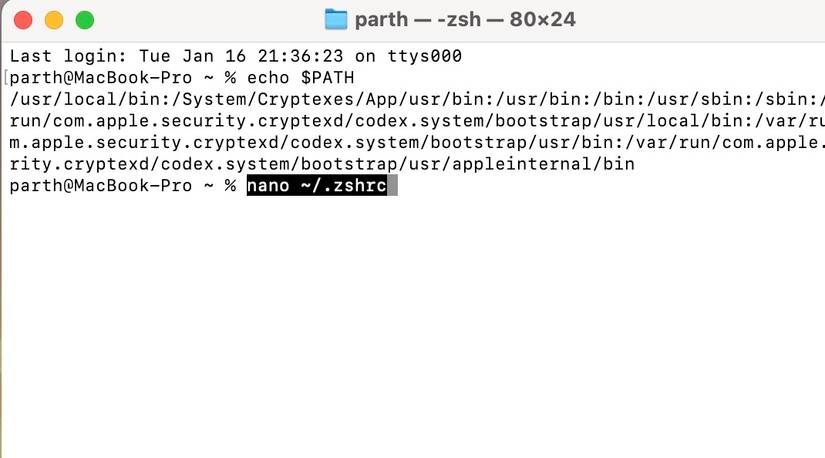 How to add Python to PATH in macOS