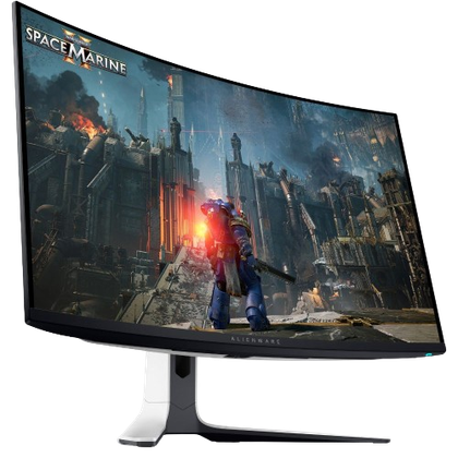 A render showing the Alienware AW3225QF gaming monitor.