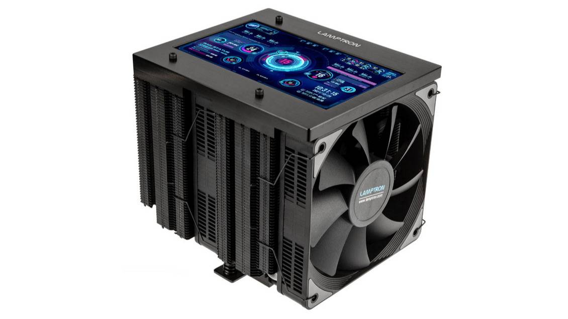 Cpu Project Display This CPU cooler has a 6-inch Full HD display to show you performance stats