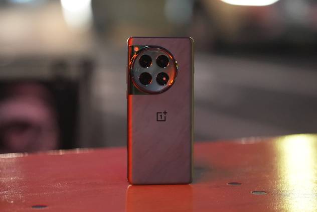 OnePlus 12 laying face down