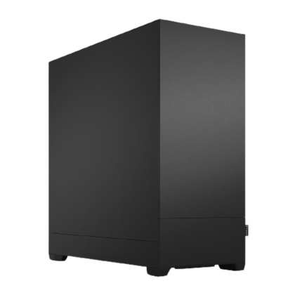 render of a fractal design pop xl pc chassis seen from a front angle