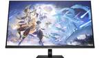 A render showing the HP OMEN Transcend 32 gaming monitor.
