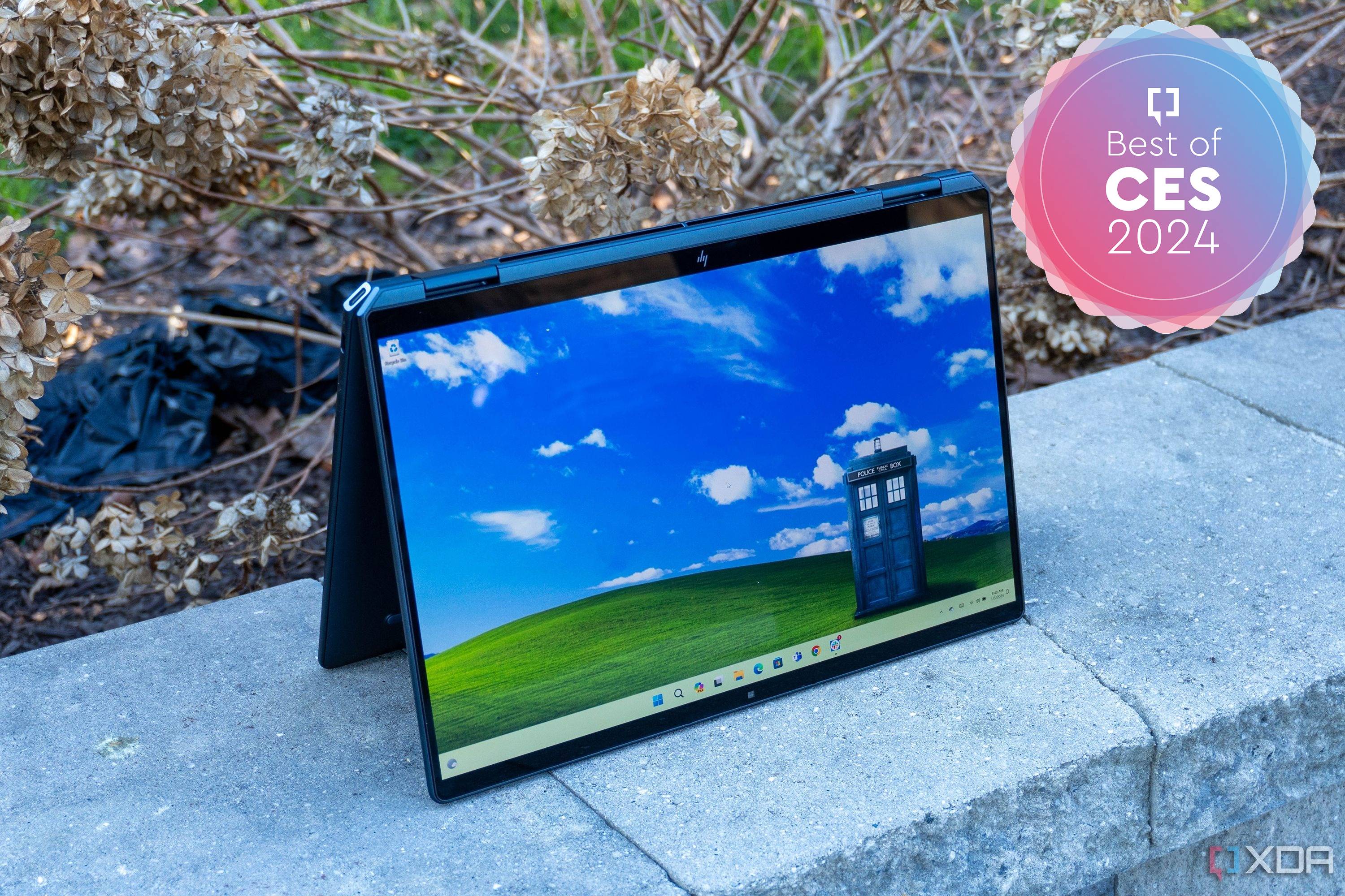 HP Spectre x360 14 in tent mode