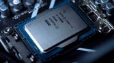 Intel Core i9 14900K in a CPU socket in a motherboard