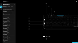 Key remapping under Logitech G HUB