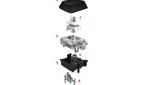 An image showing different components of a mechanical keyboard switch.