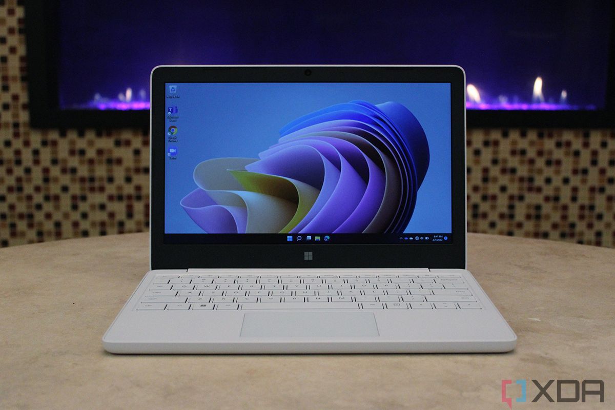 Microsoft Surface Laptop SE running Windows 11 SE