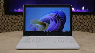 Microsoft Surface Laptop SE running Windows 11 SE