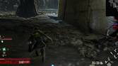 A screenshot of Code Vein depicting motion blur