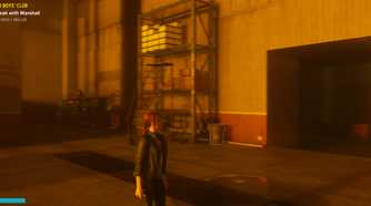 A screenshot of Control depicting motion blur in action
