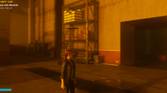 A screenshot of Control depicting motion blur in action