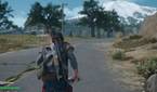 A screenshot of Days Gone showcasing motion blur