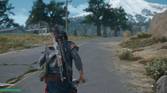 A screenshot of Days Gone showcasing motion blur