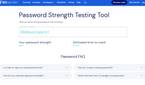 Checking a password's strength on Bitwarden.