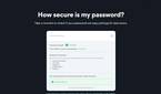Checking a password's strength on NordPass.
