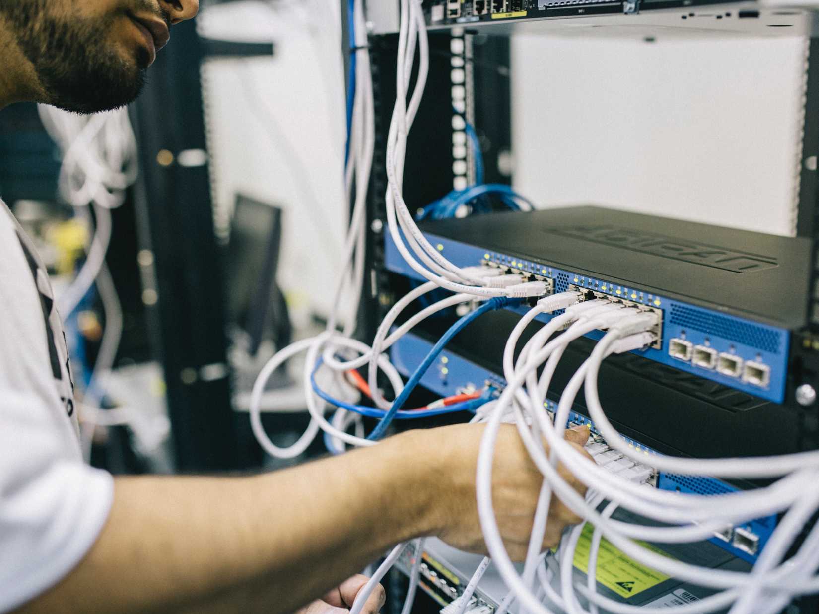 Network Switch Man 5 different ways Ethernet can be used