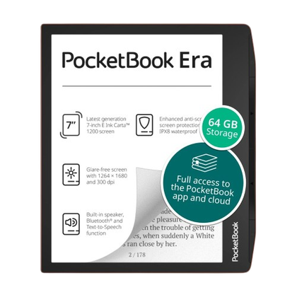 A render showing the PocketBook Era e-reader.