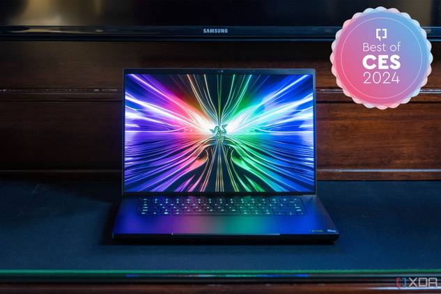Front view of the Razer Blade 16
