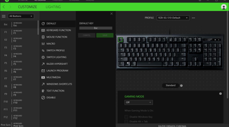 Key remapping under Razer Synapse