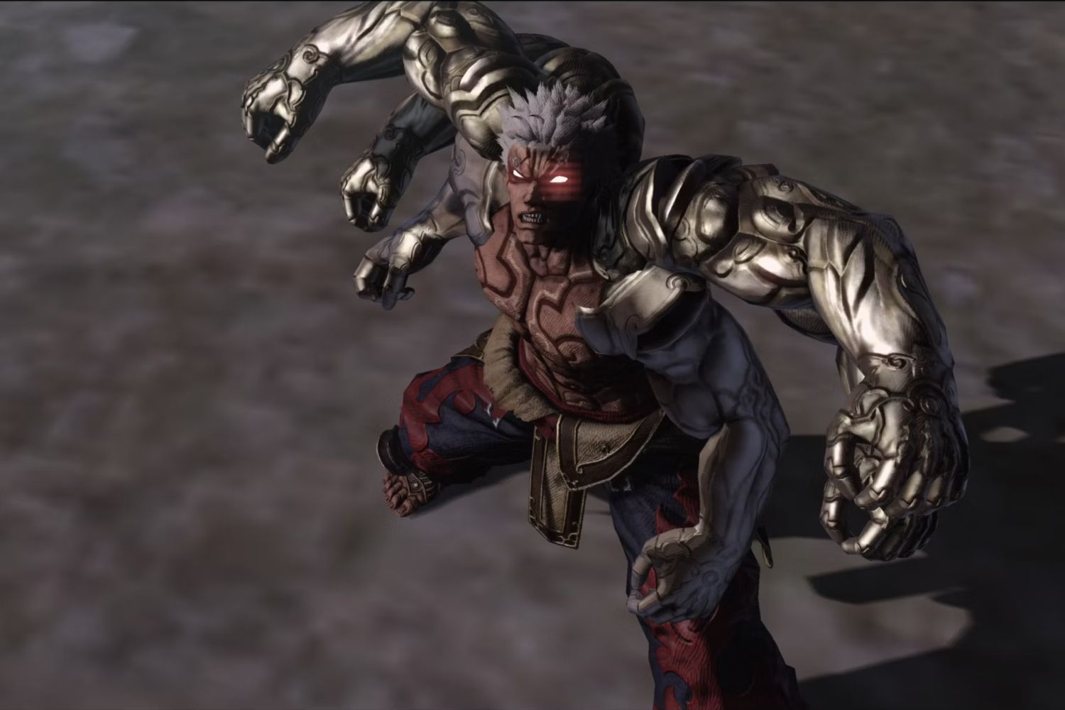 A screenshot of Asura's Wrath running on RPCS3