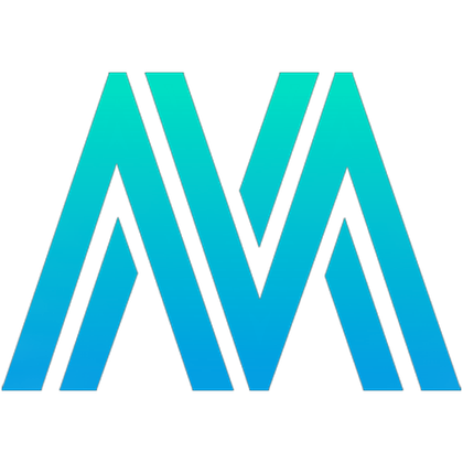 pc remote receiver icon of the blue letter m