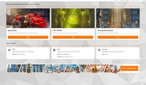 A screenshot showing all the 3DMark tests listed in its app.