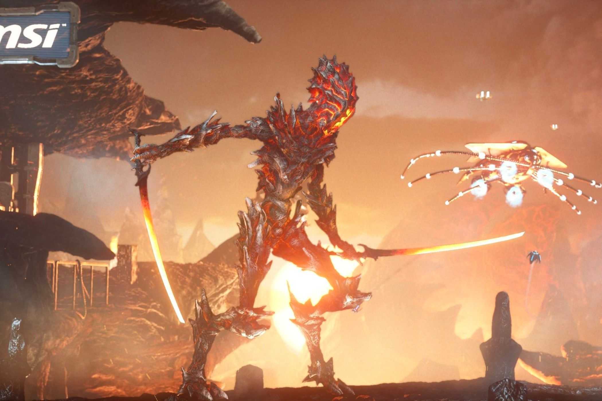 An image showing a screenshot captured during a 3DMark Firestrike run.