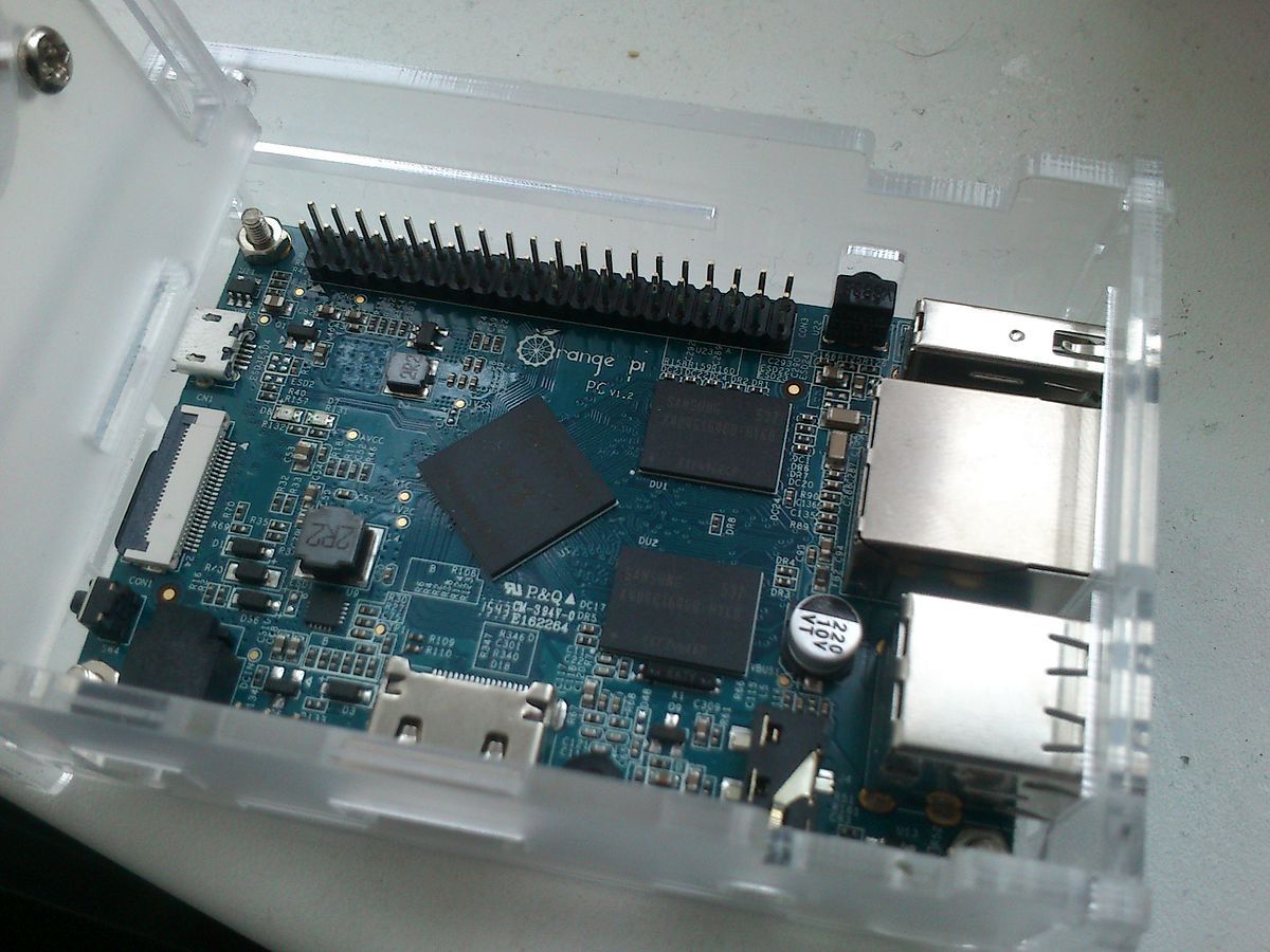 A Banana Pi kept inside a box