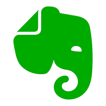 An image showing the logo of Evernote.