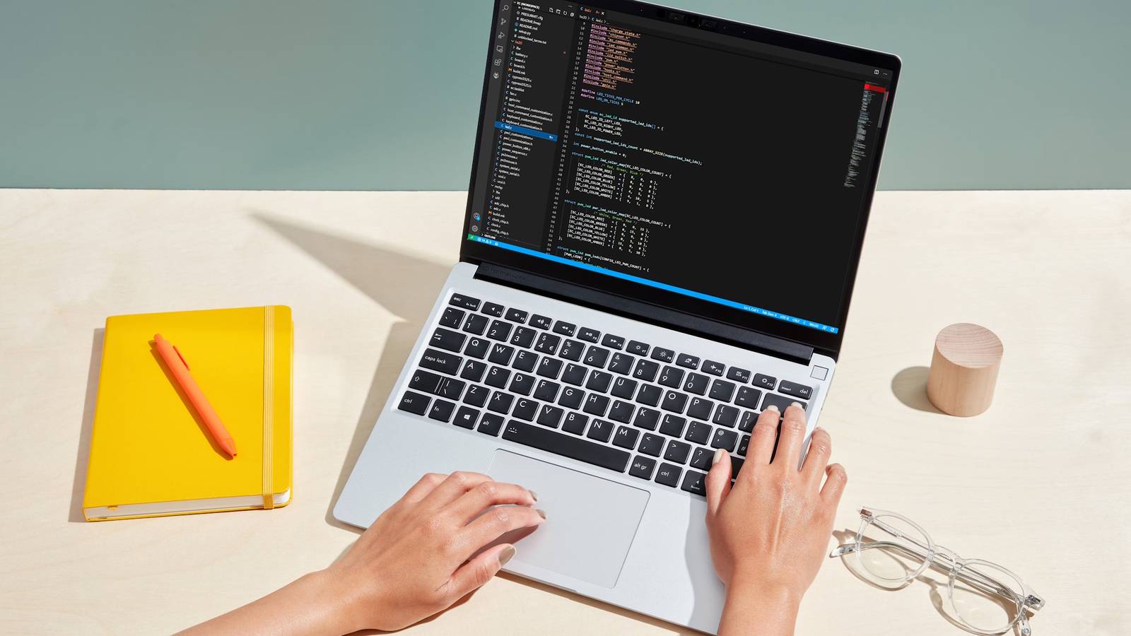 A photo of the Framework Seconds laptop