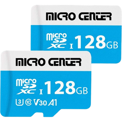 Micro Center 128GB microSDXC Card 2-Pack