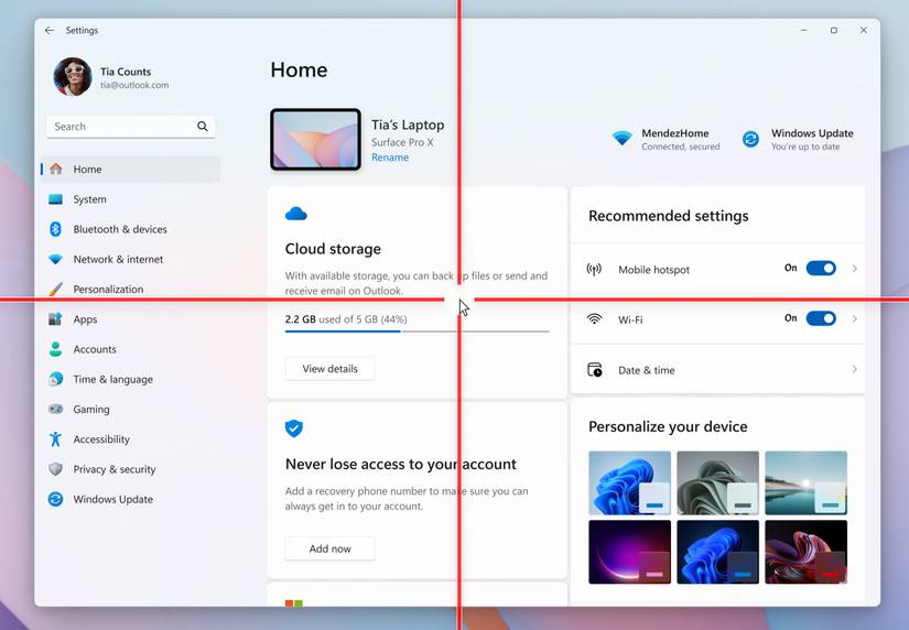 Mouse pointer indicator in Windows 11
