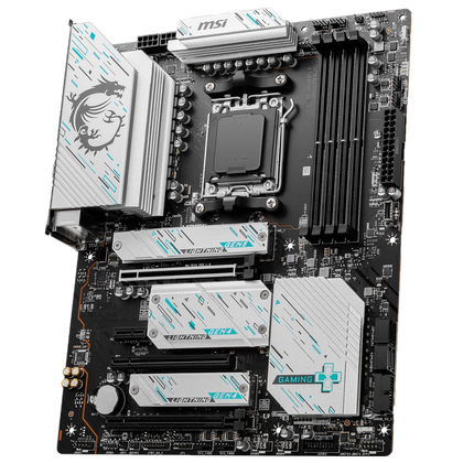 White render of MSI X670E Gaming Plus WiFi