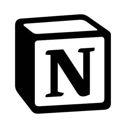 An image showing the logo of Notion.