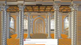A screenshot showing the PCMark 10 benchmark running GPU rendering test.