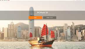 A screenshot showing the PCMark 10 homepage.
