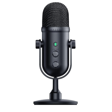 A transparent render of the Razer Seiren V2 Pro