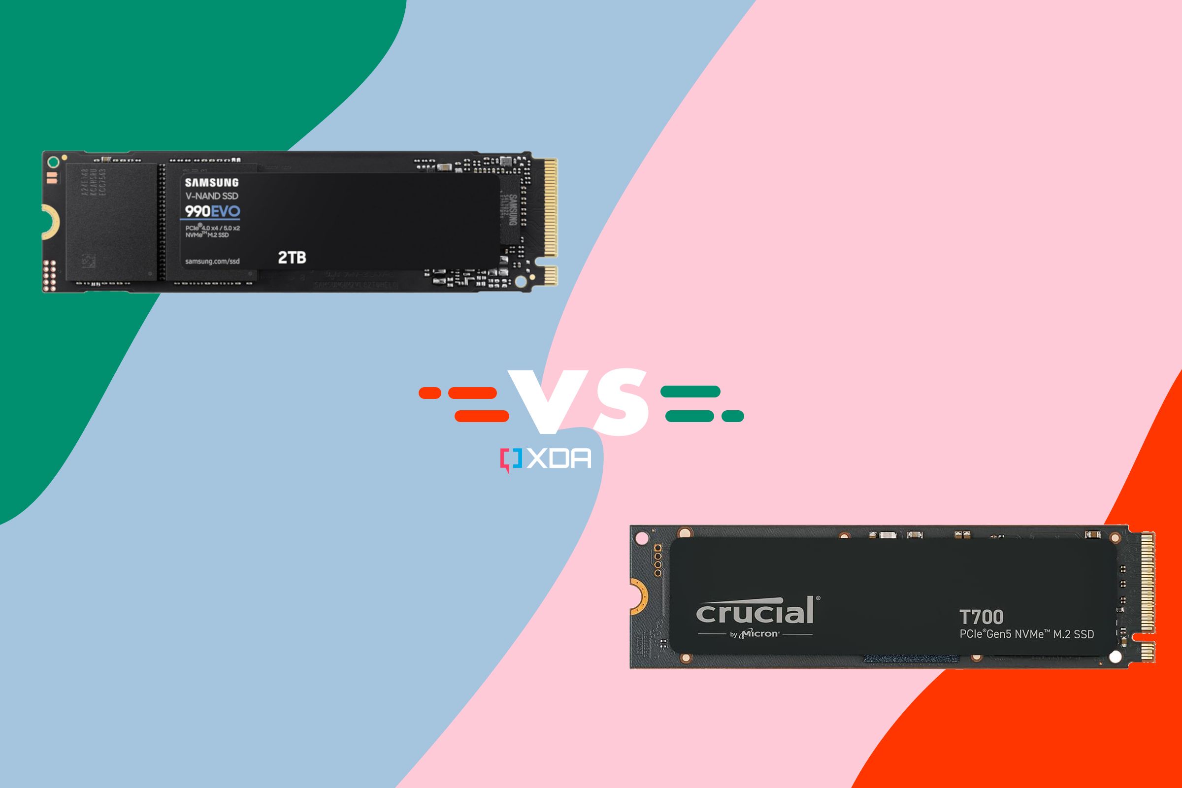 Samsung 990 Evo Crucial T700