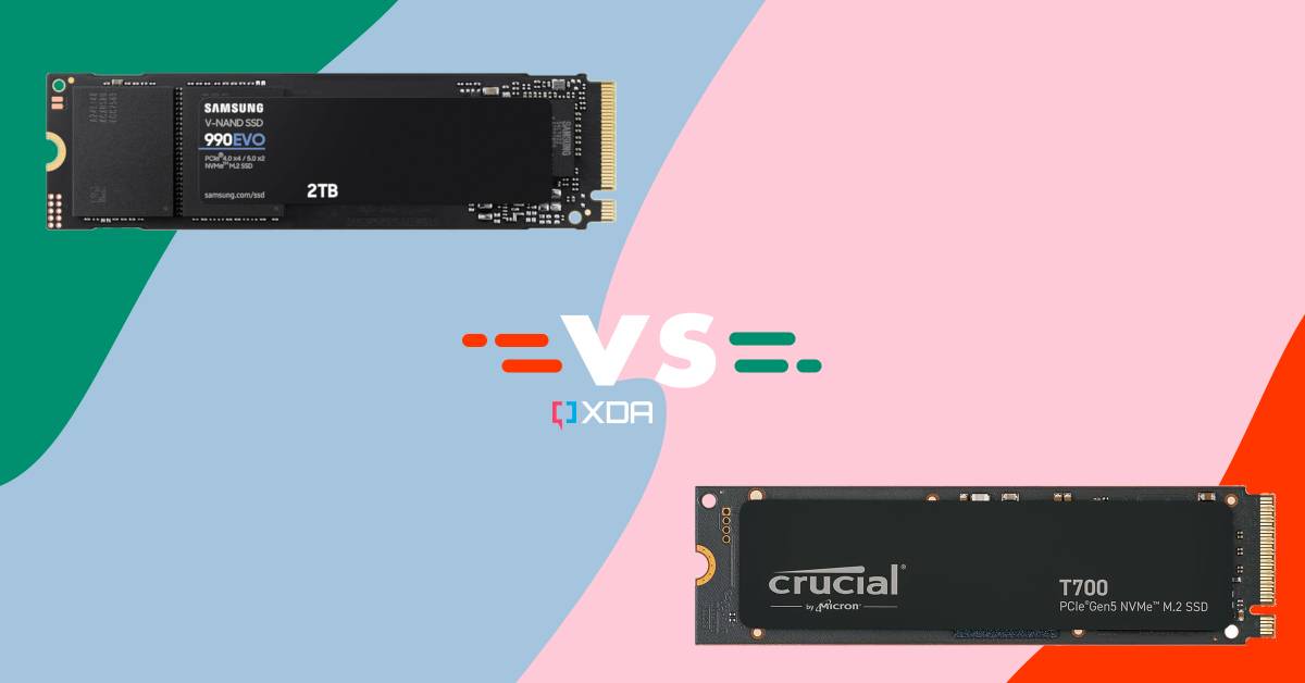 Samsung 990 Evo Crucial T700