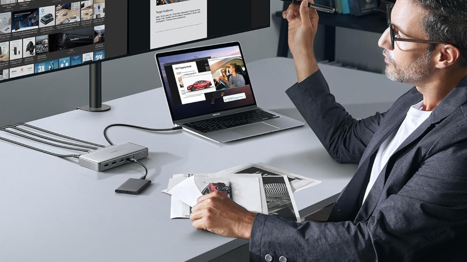 Anker 10-in-1 USB C Docking Station with Dual HDMI and DisplayPort now ...