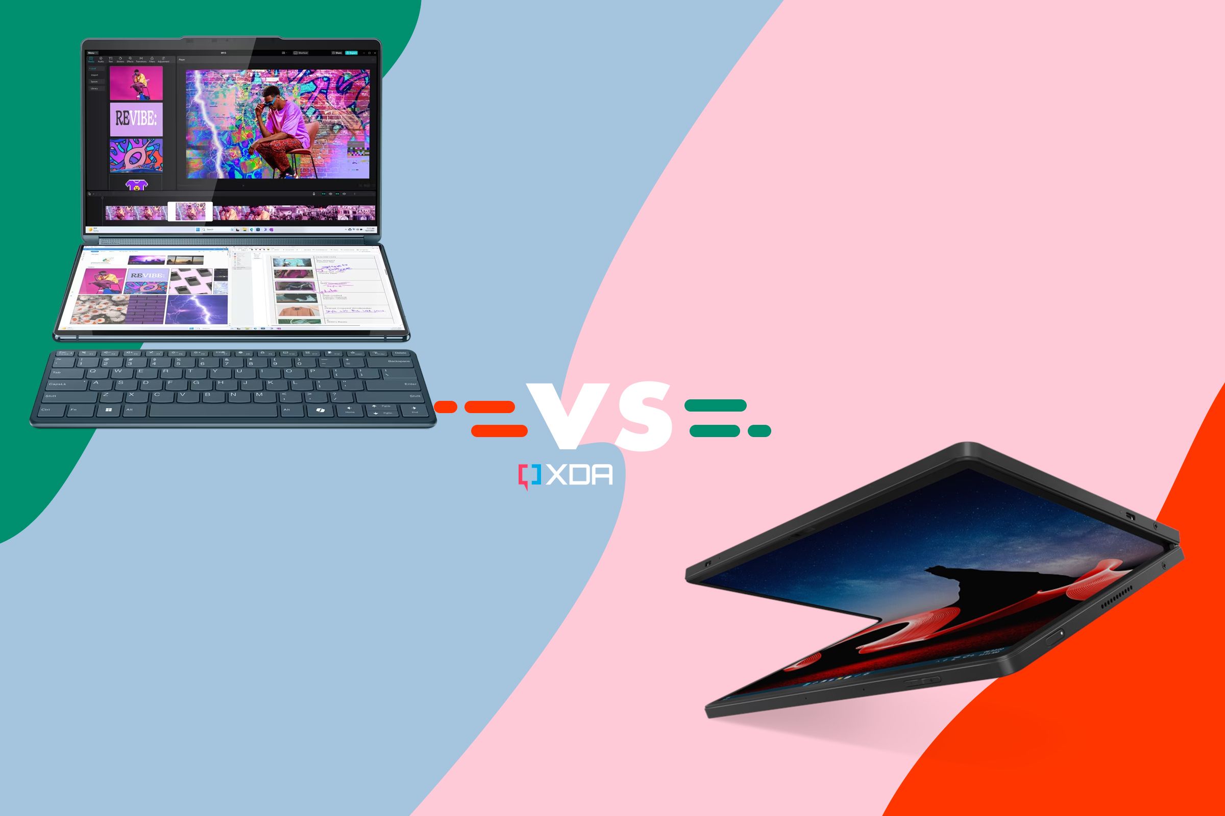 Lenovo Yoga Book 9i (2024) vs. ThinkPad X1 Fold (Gen 2): Two