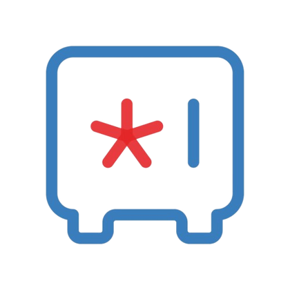 An image showing the logo of Zoho Vault password manager utility.
