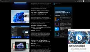 A Windows pop-up notification asking Chrome users to switch to Bing
