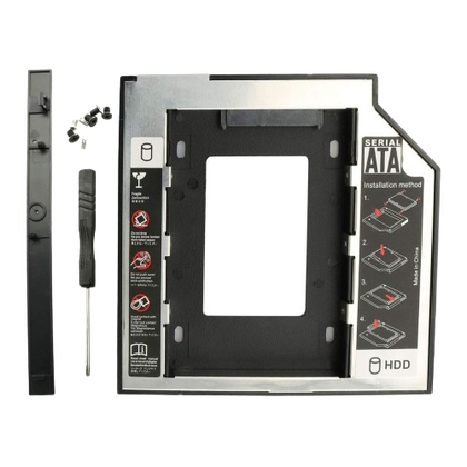 An image showing the CD DVD SSD caddy.