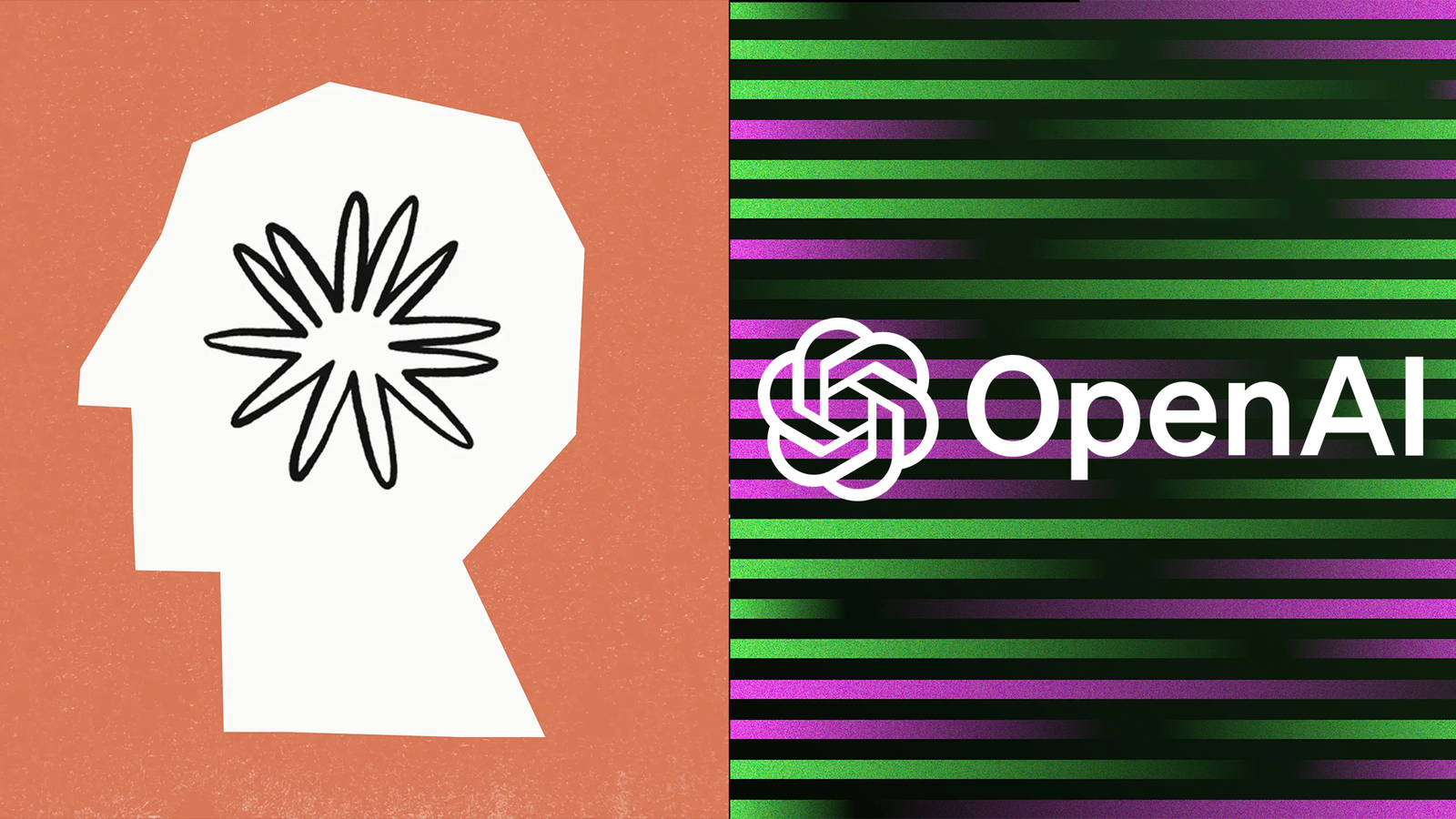 Claude 3 logo beside the OpenAI ChatGPT logo