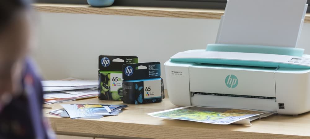 HP Printer on a desk