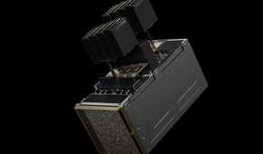 An image showing a render of the Nvidia DGX B200 unified AI system.
