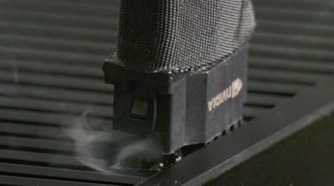 A screenshot showing fumes coming out of an RTX 4090's 12VHPWR connector.